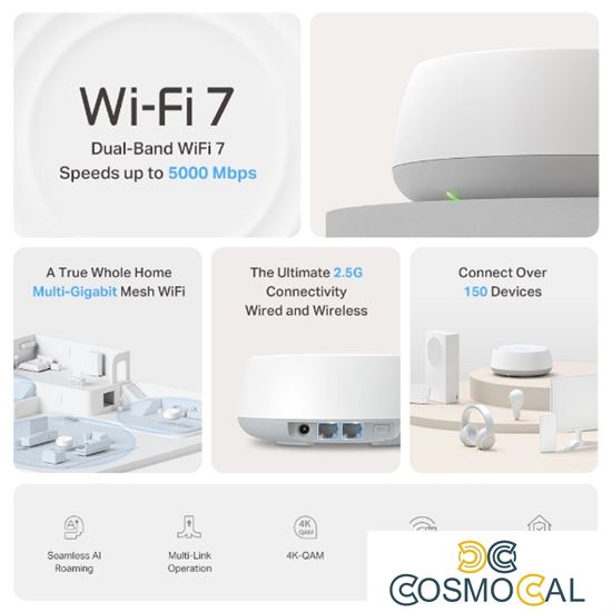TP-Link Sistema Mesh Wi-Fi 7 BE3600 - Deco BE25 (2-pack)