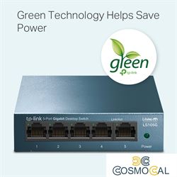 Switch Desktop 5 Porte 10/100/1000Mbps