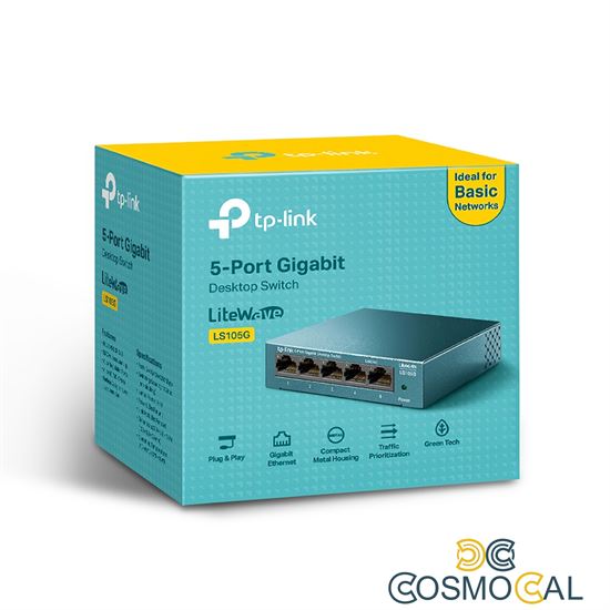 Switch Desktop 5 Porte 10/100/1000Mbps