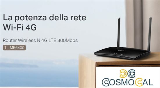 TP-Link Router 4G LTE Wi-Fi N300 alternativa ADSL - TL-MR6400