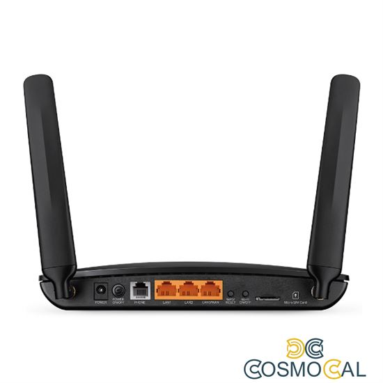 Router WiFi N300 4G LTE telefonia VoLTE VoIP TL-MR6500v