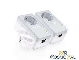 TP-Link Kit 2 powerline con Shuko passante 1 port LAN - TL-PA401