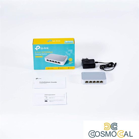 Switch Desktop 5 Porte RJ45 10/100Mbps TL-SF1005D