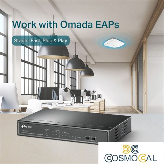 Switch desktop 8 porte 10/100Mbps di cui 4 PoE TL-SF1008LP