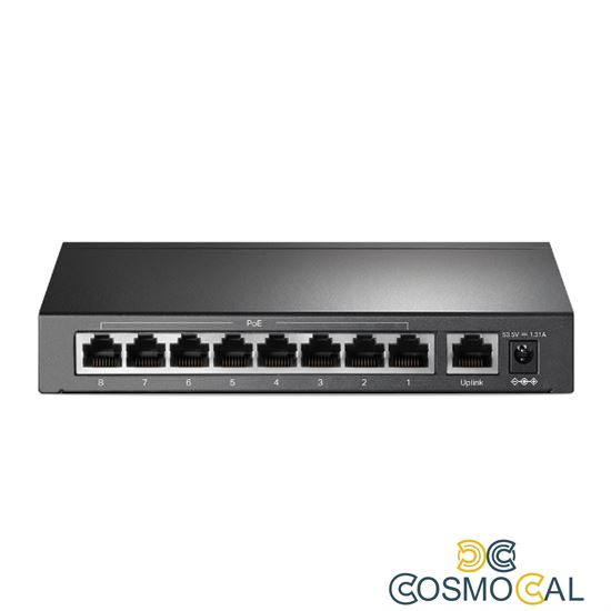 TP-Link Switch Desktop 9 Porte 10/100Mbps di cui 8 PoE+ - TL-SF1