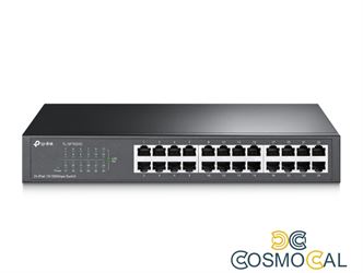 Switch desktop 24 porte 10/100Mbps in acciaio TL-SF1024D