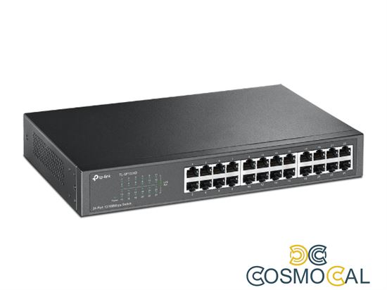 Switch desktop 24 porte 10/100Mbps in acciaio TL-SF1024D
