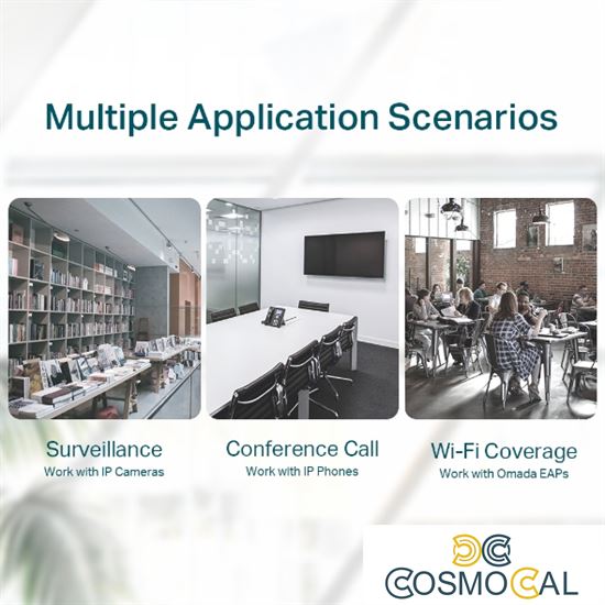 Switch desktop 5 porte Gigabit 4 porte PoE+ TL-SG1005LP