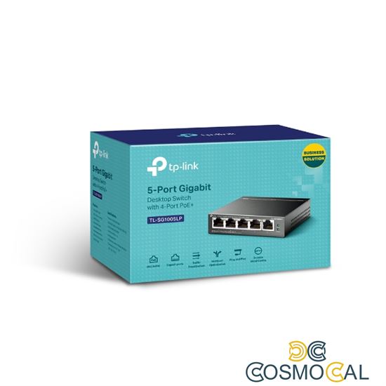 Switch desktop 5 porte Gigabit 4 porte PoE+ TL-SG1005LP