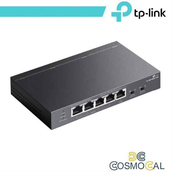 TP-Link 5-Porte Gigabit Desktop PoE+ Switch con 1-Port PoE++ In