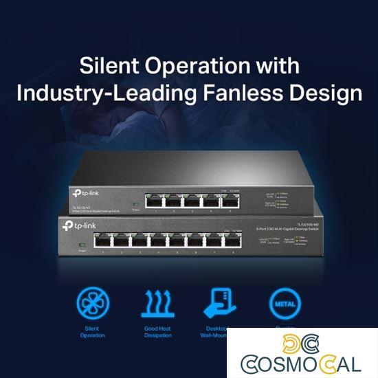 TP-Link Switch Desktop 5 Porte 2.5G - TL-SG105-M2