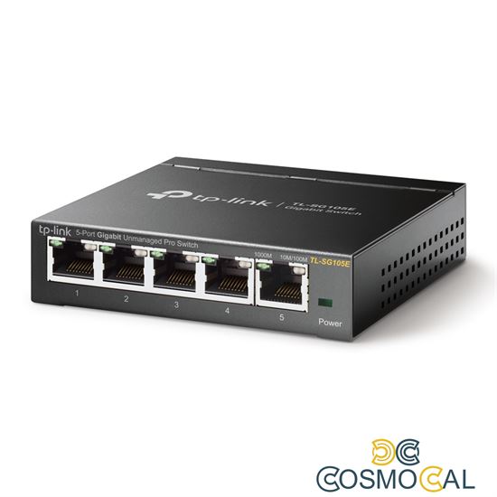 Switch Easy Smart con 5 Porte Gigabit TP-Link TL-SG105E