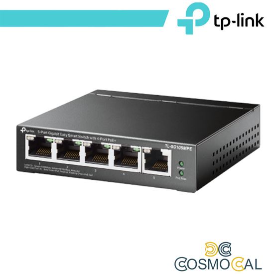 TP-Link 5-Port Gigabit Easy Smart Switch con 4-Porte PoE+
