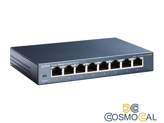 Switch 8 Porte Gigabit 10/100/1000 Mbps Plug & Play TL-SG108