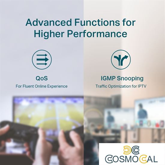 Switch Desktop Gigabit 16 porte PoE+  TL-SG116P