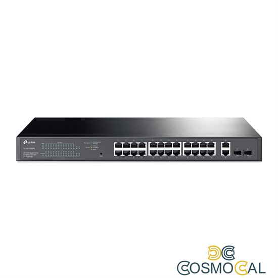 8-Port Gigabit Easy Smart PoE Switch with 24-Port PoE+