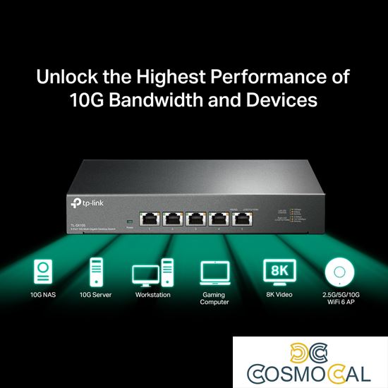 Switch Desktop 5 Porte 10G TL-SX105