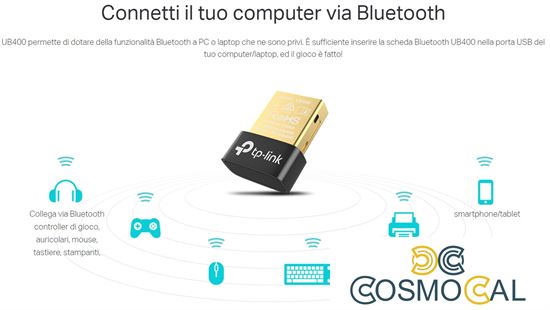 TP-Link Nano scheda ricevitore Bluetooth 4.0 USB - UB400