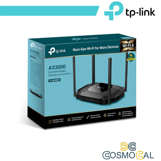 TP-Link Access Point Gigabit Wi-Fi 6 AX3000 - TL-WA3001