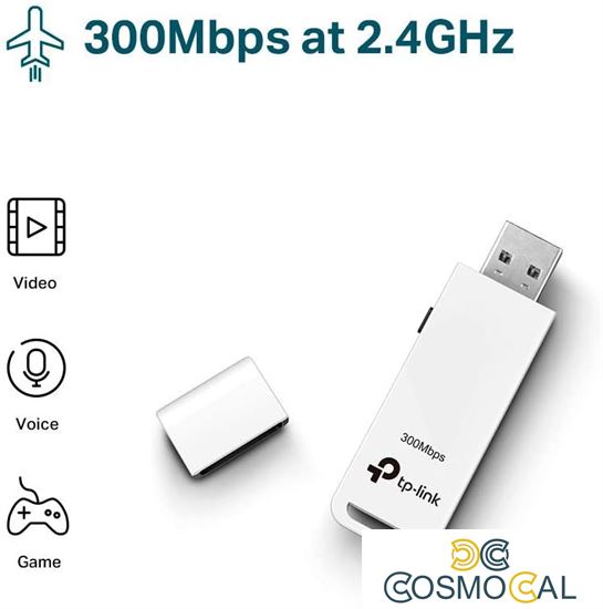 TP-Link Adattatore USB WiFi N300 2 antenne interne - TL-WN821N