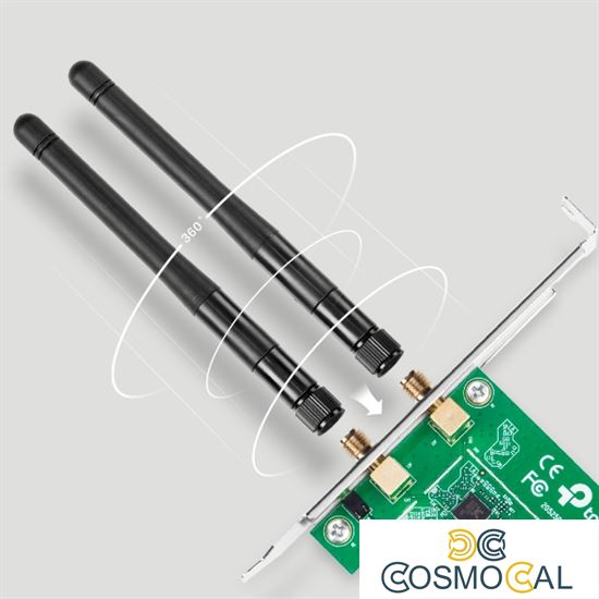 TP-Link Scheda PCIe Wifi N 300Mbps tecnologia MIMO - TL-WN881N