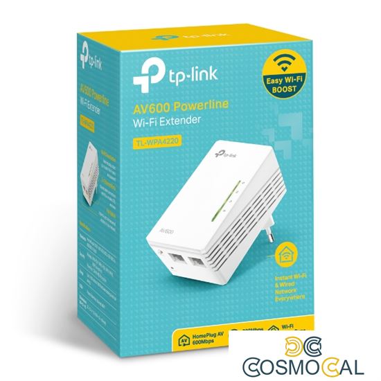 TP-Link Powerline WiFi Extender 2 porte LAN AV600 - TL-WPA4220