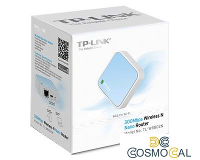 Nano Router N300 1 Porta LAN alimentato USB TL-WR802N