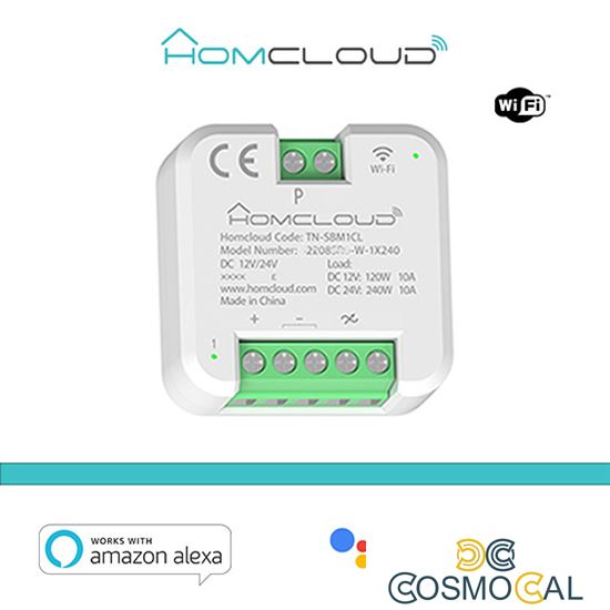 Modulo Pulsante Relè Wi-Fi 12/24V 1CH