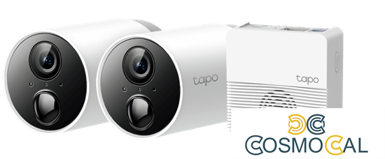 Kit Telecamere Smart C400 wire-free wi-fi a batt +hub Tapo