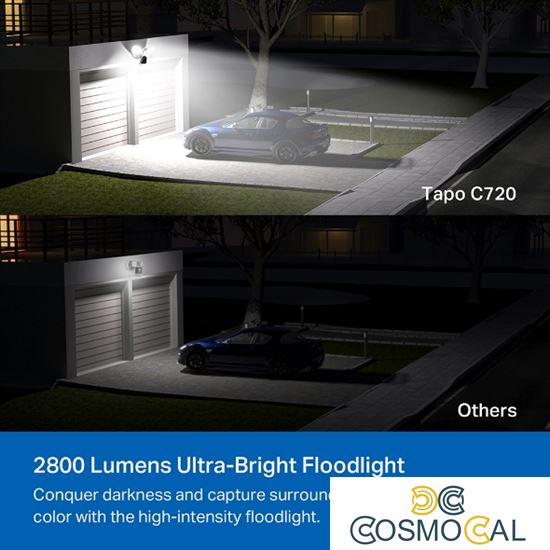 Tapo C720 Telecamera Smart AI 2K QHD Floodlight