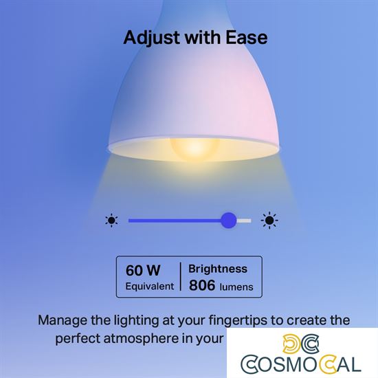Lampadina LED Smart Wi-Fi multicolore dimm RGB Tapo TP-Link