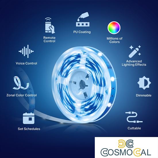 Striscia LED Smart RGB-IC MULTIZONA Wi-Fi 5m Tapo TP-Link