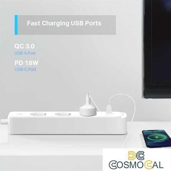 Multipresa Smart Schuko Wi-Fi P300 Tapo TP-Link