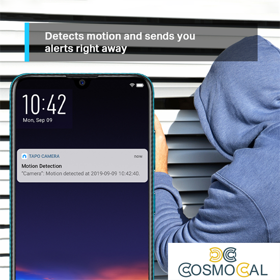 Telecamera di sorvegl. FullHD TC70 Pan/Tilt Wi-Fi Tapo TP-Li