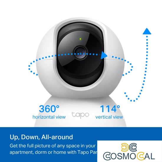 Telecamera di sorvegl. TC71 2K Wi-Fi Pan/Tilt Tapo TP-Link