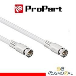 Cavo antenna TV IEC 1.5M SP F -SP F Bianco