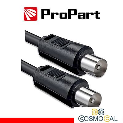 Cavo antenna TV IEC 1M SP-SP NERO