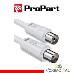 Cavo antenna TV IEC 5M SP-PR BIANCO
