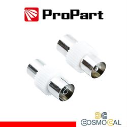 Adattatore antenna TV 75 Î© Spina - Presa 9.5mm