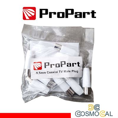 Presa antenna TV 75 Î© 9.5mm metallica new