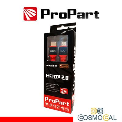 Cavo HDMI 2.0 HighSpeed 4K 3D con Ether.1m SP-SP Ner BLISTER