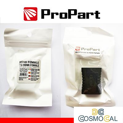 Adattatore Spina HDMI Micro(tipo D)-Presa HDMI (19PIN) dorat