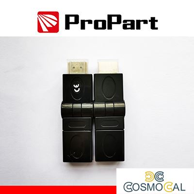 Adatt. Spina HDMI (19PIN) - Presa HDMI(19PIN) rotante dorato