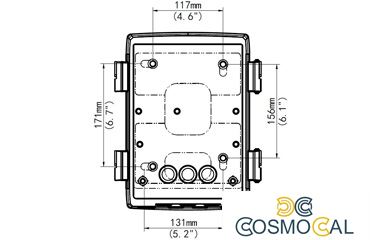 SPEEDDOME: Junction Box per Telecamere IP UNV Speeddome