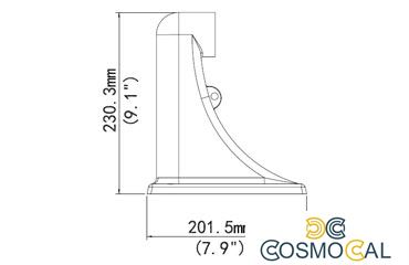 Staffa parete per Telecamere IP Uniarch Speeddome