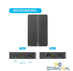 Ricevitore HDMI SINGOLO, abbinato a VK-100ER,over TCP/IP