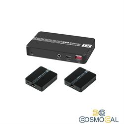 Splitter HDMI 1x2 con 2 Extender HDMI  3D 1080p@60Hz
