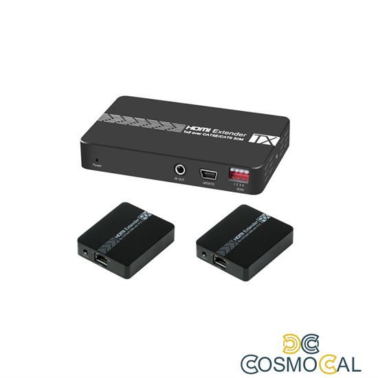 Splitter HDMI 1x2 con 2 Extender HDMI  3D 1080p@60Hz