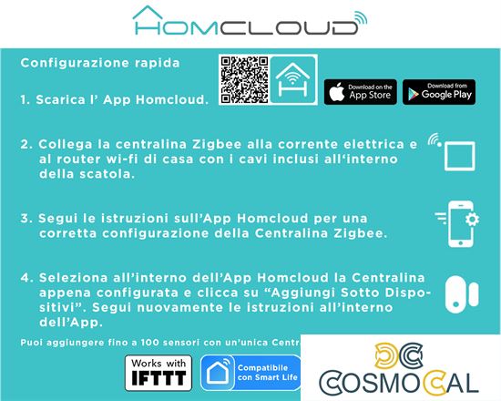 Centralina intelligente Hub - Zigbee+Bluetooth