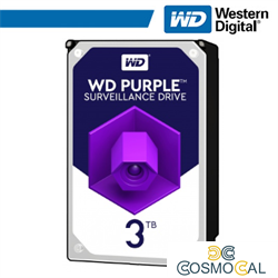 Western Digital HDD int.3TB WD33PURZ, PURPLE - WD33PURZ